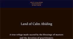 Desktop Screenshot of landofcalmabiding.org